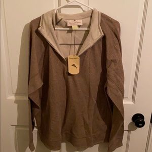 Light brown reversible Tommy Bahama sweater